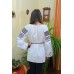 Embroidered blouse "Violets&Roses"